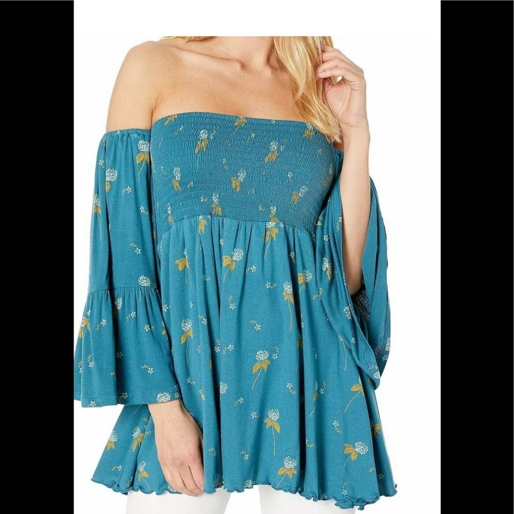 Free people off the shoulder Lana Tunic